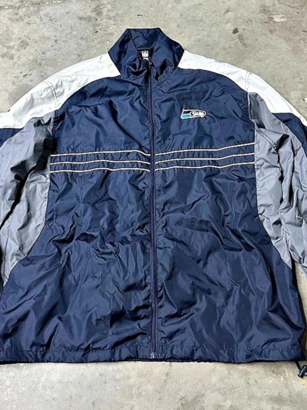Reebok NFL Seattle Seahawks Reebok Team Apparel Windbreaker Jacket Team Apparel